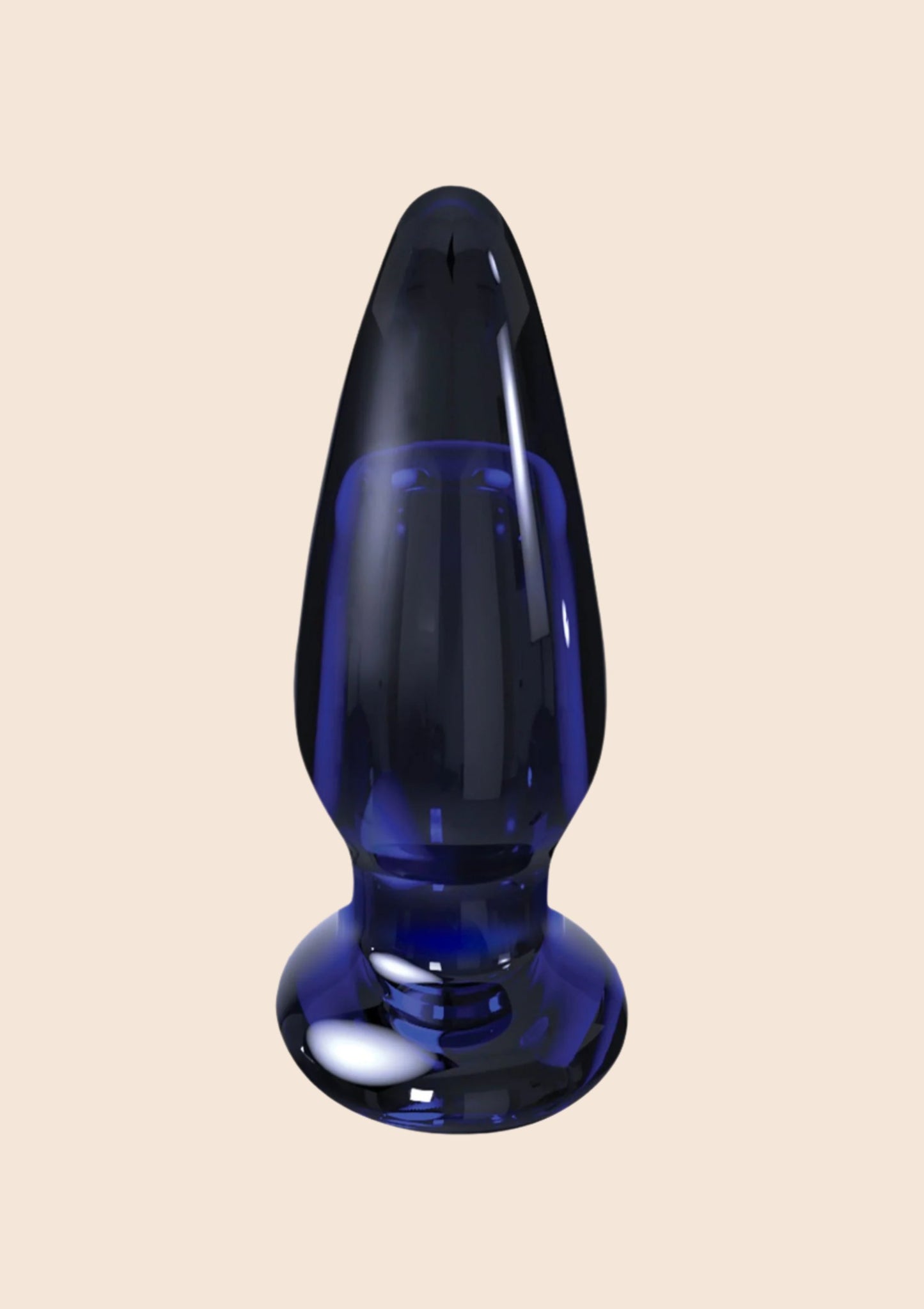 Shining Vibrating Glass Plug