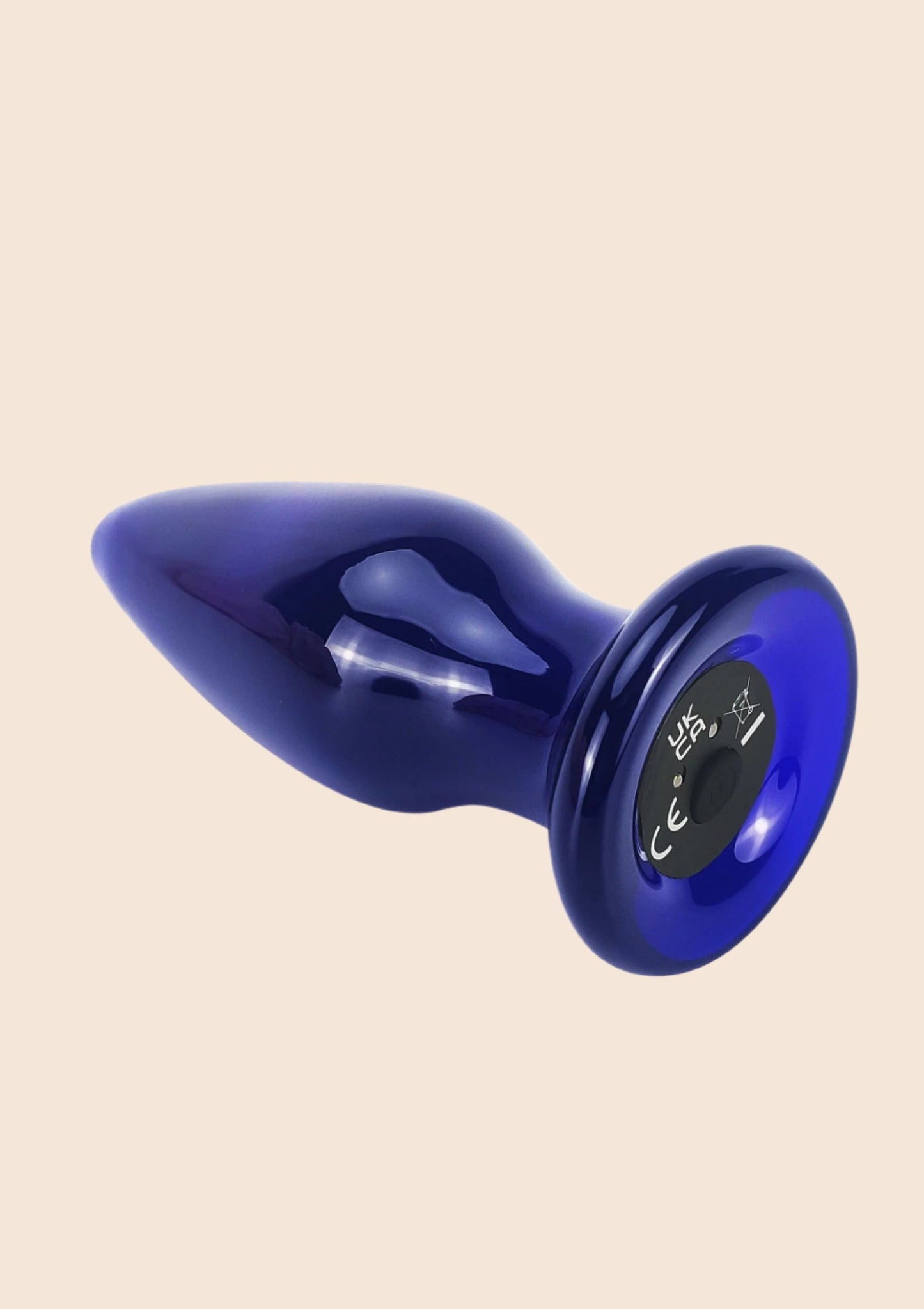 Shining Vibrating Glass Plug