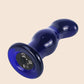 Gleaming Vibrating Glass Plug