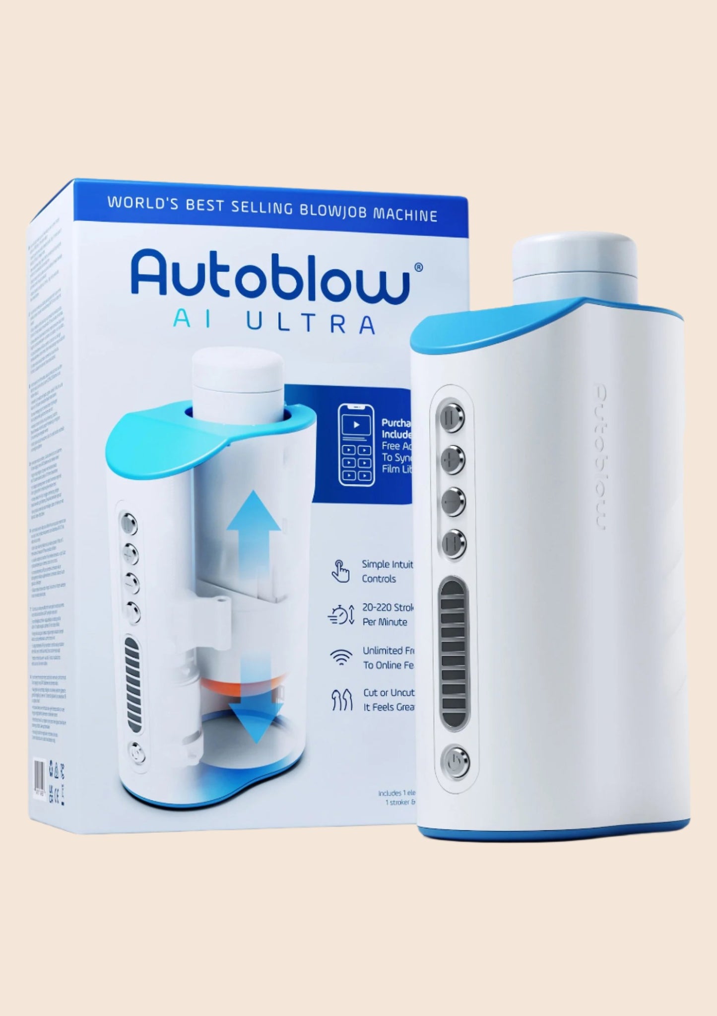 Autoblow AI Ultra (EU Plug) - Automatic Masturator