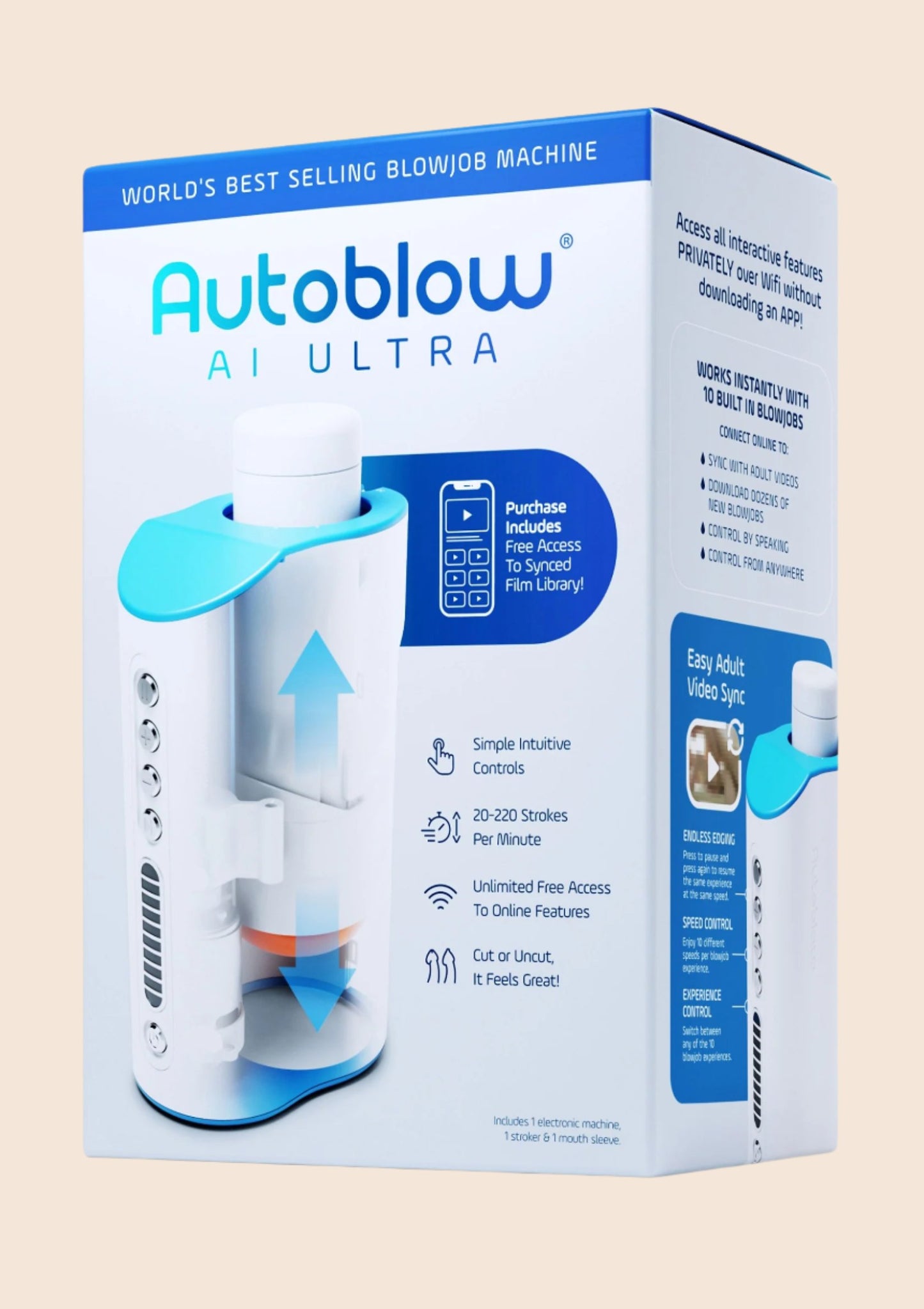 Autoblow AI Ultra (EU Plug) - Automatic Masturator