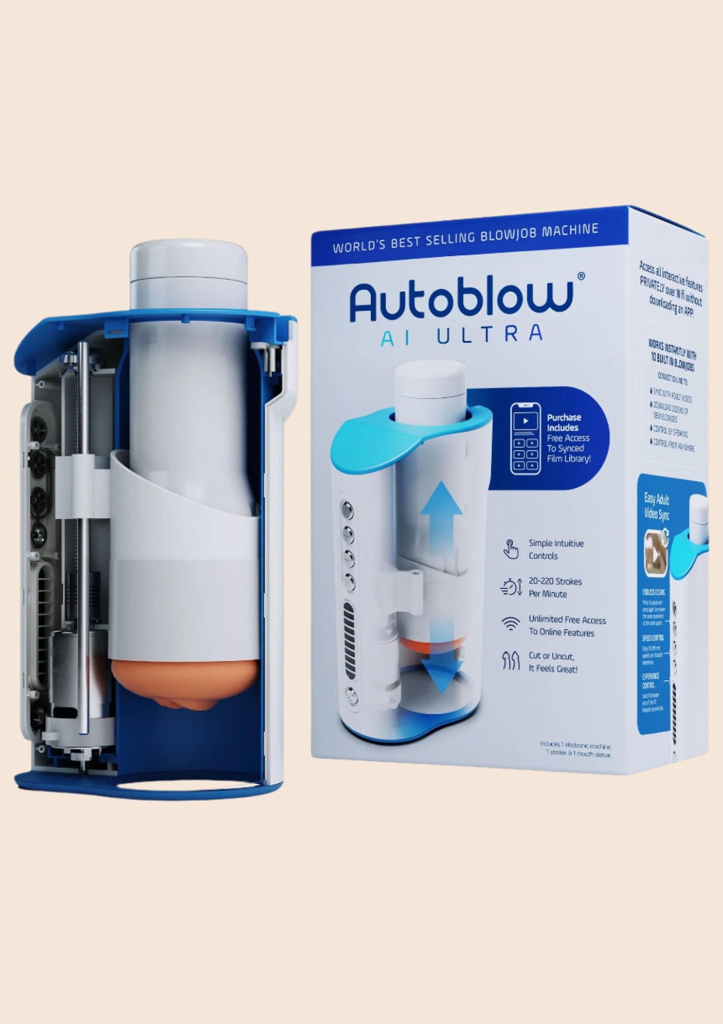 Autoblow AI Ultra (EU Plug) - Automatic Masturator