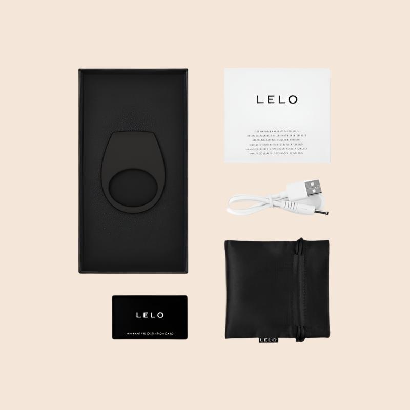 Tor 3 Ring for Couples with Lelo APP Black