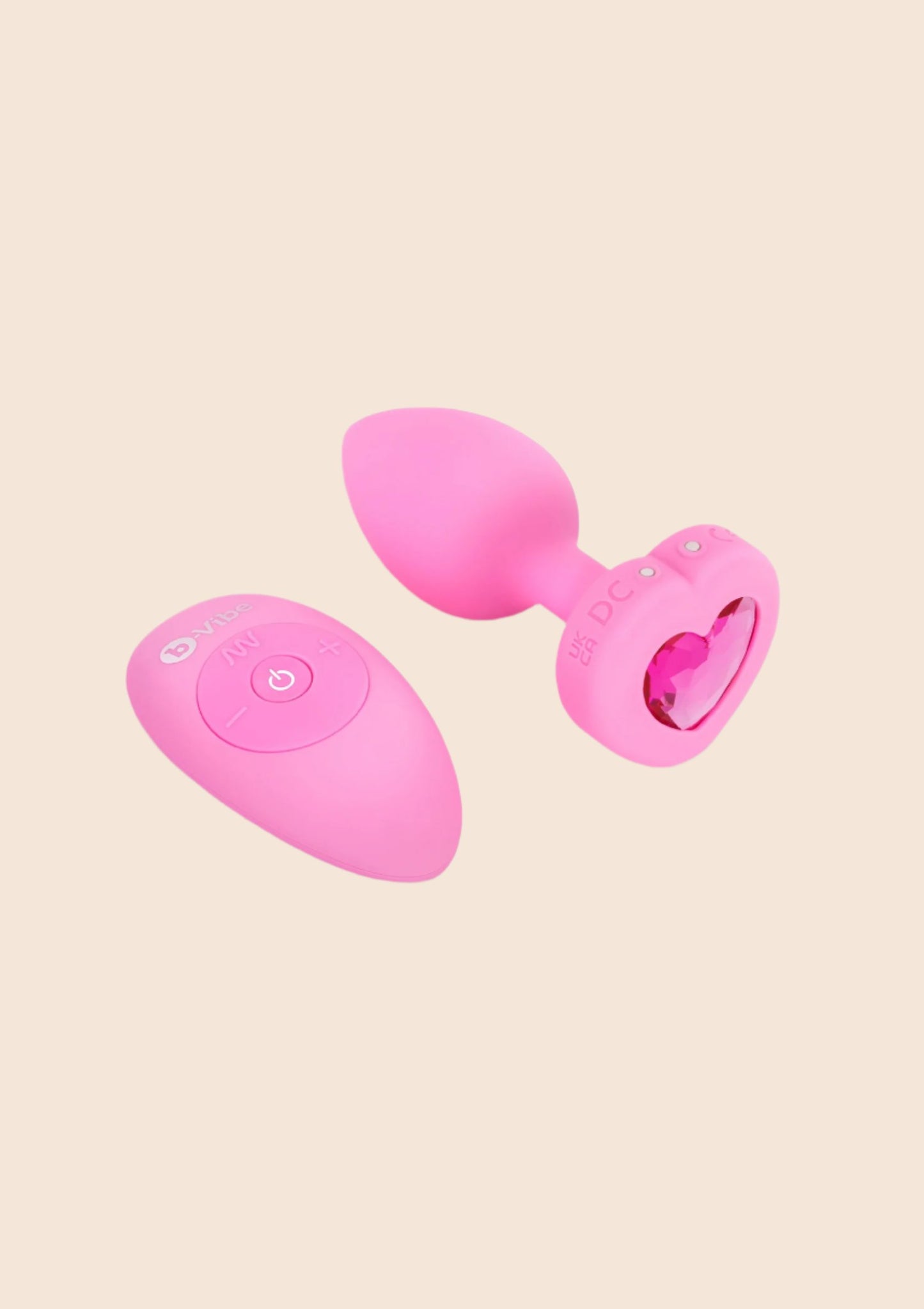 B-Vibe Vibr Heart Plug S/M