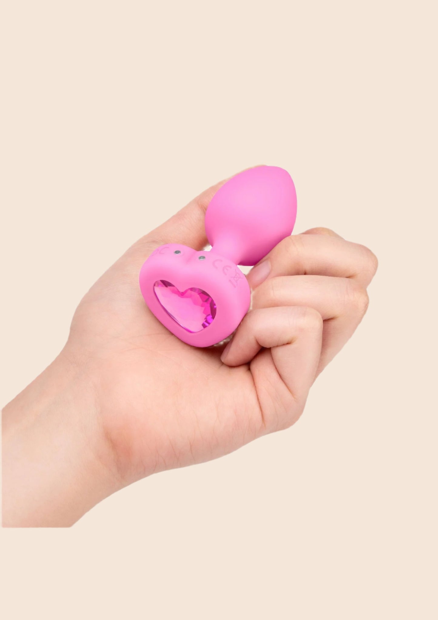 B-Vibe Vibr Heart Plug S/M