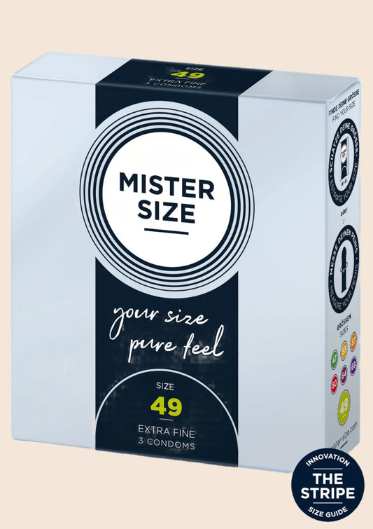 Mister Size 49mm Condoms 3pcs - Condoms