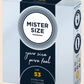 Mister Size 53mm Condoms 3pcs - Condoms