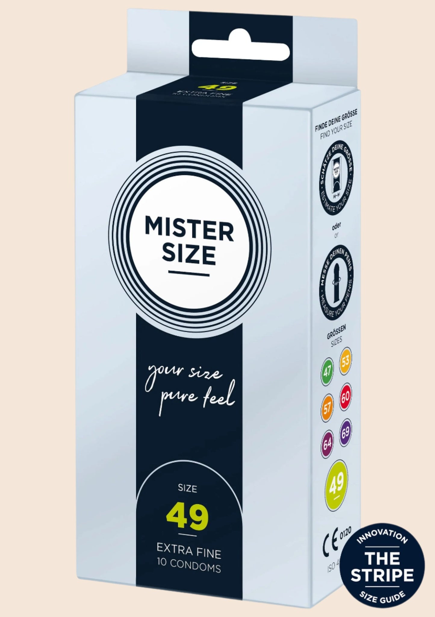 Mister Size 49mm Condoms 10pcs - Condoms