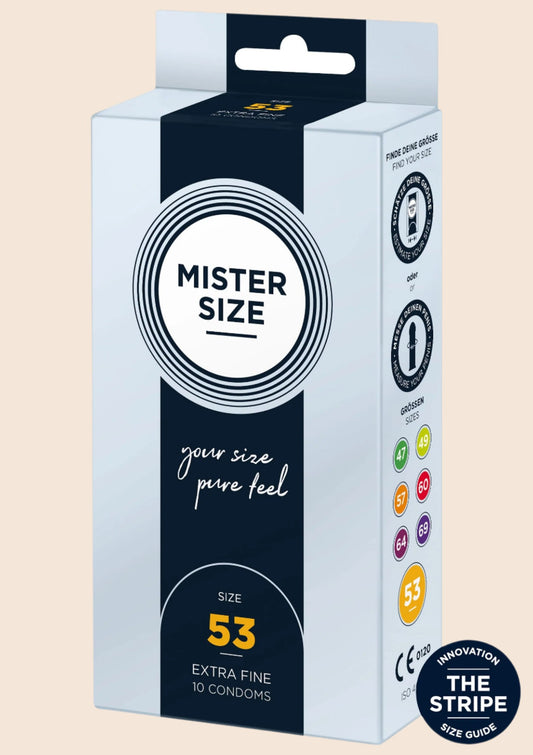 Mister Size 53mm Condoms 10pcs - Condoms