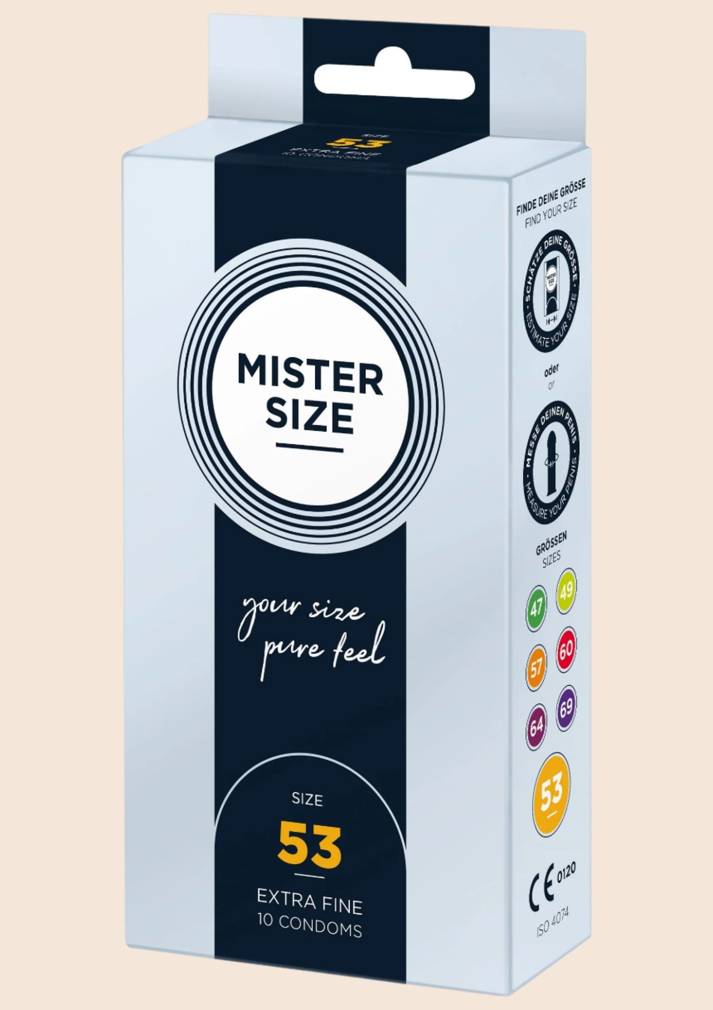 Mister Size 53mm Condoms 10pcs - Condoms