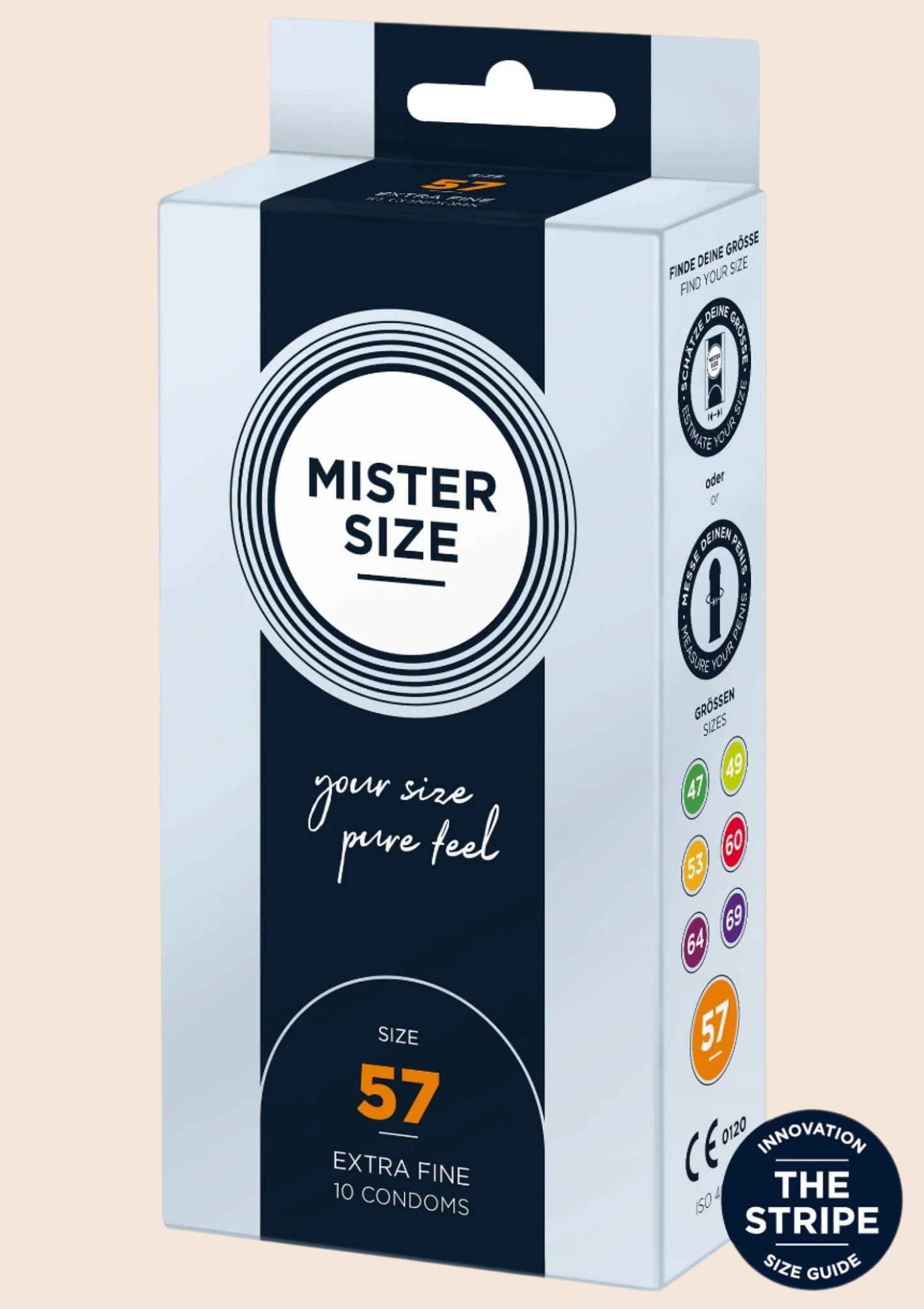 Mister Size 57mm Condoms 10pcs - Condoms