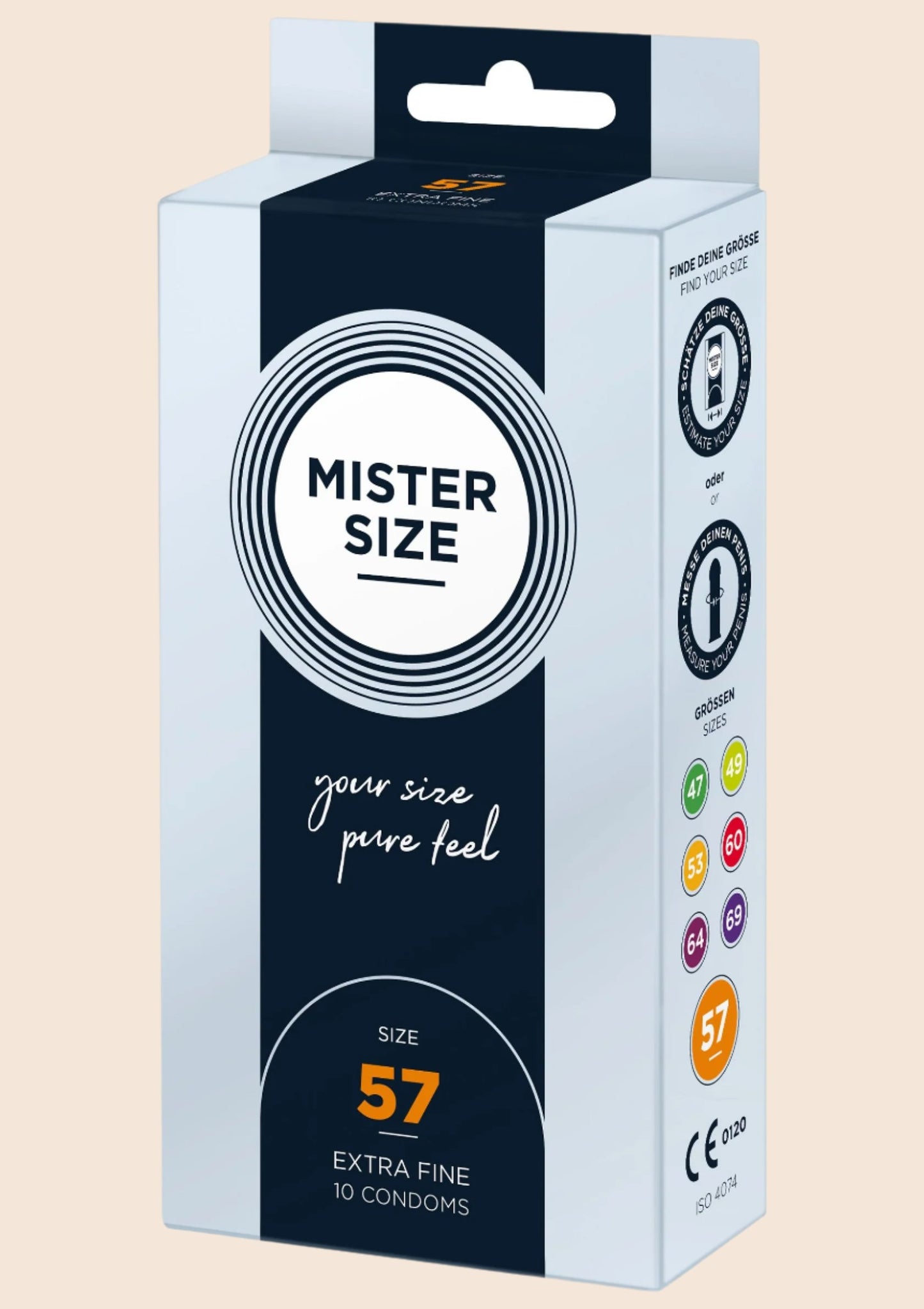 Mister Size 57mm Condoms 10pcs - Condoms