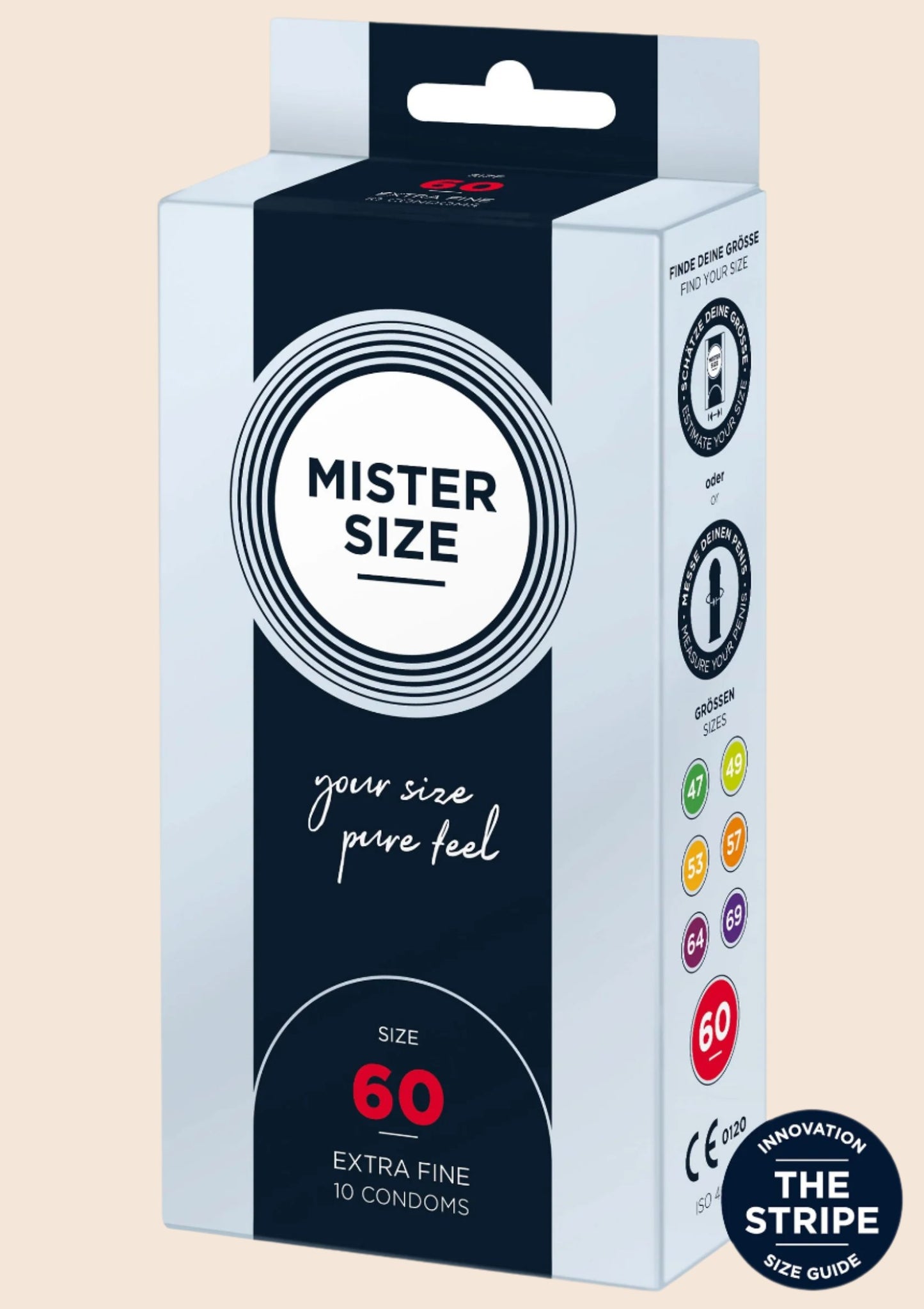 Mister Size 60mm Condoms 10pcs - Condoms