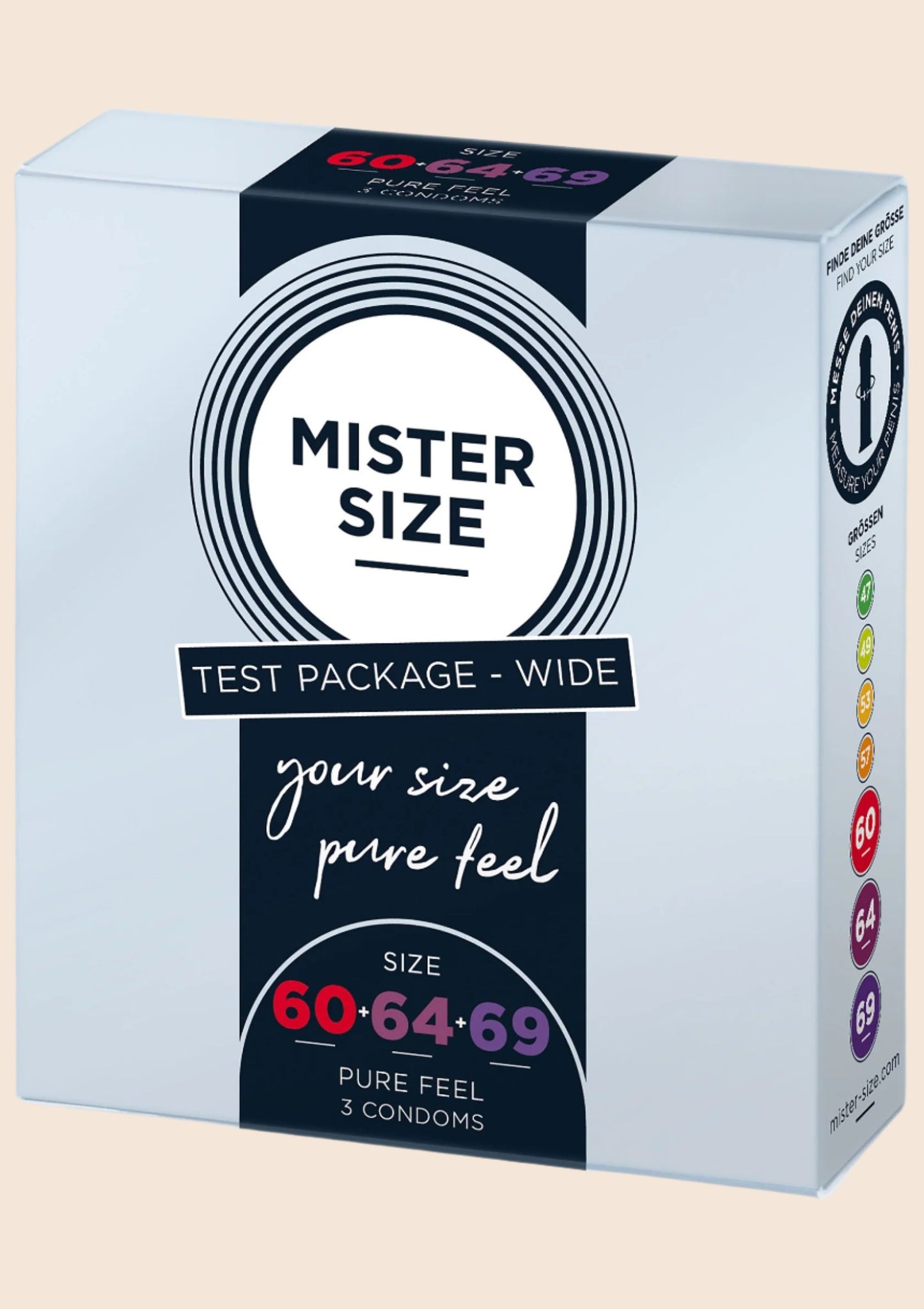 Mister Size 60-64-69mm 3-pack - Condoms